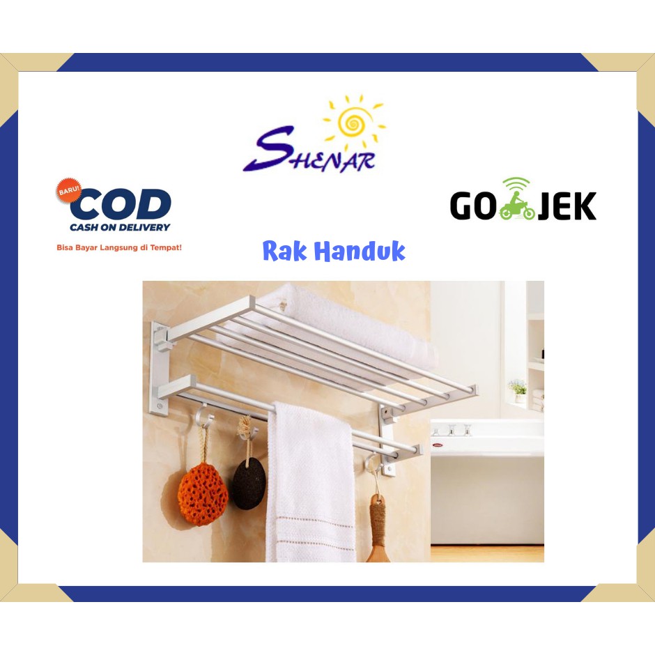 Jual RAK HANDUK ALUMINIUM SERBAGUNA(SHENAR) | Shopee Indonesia
