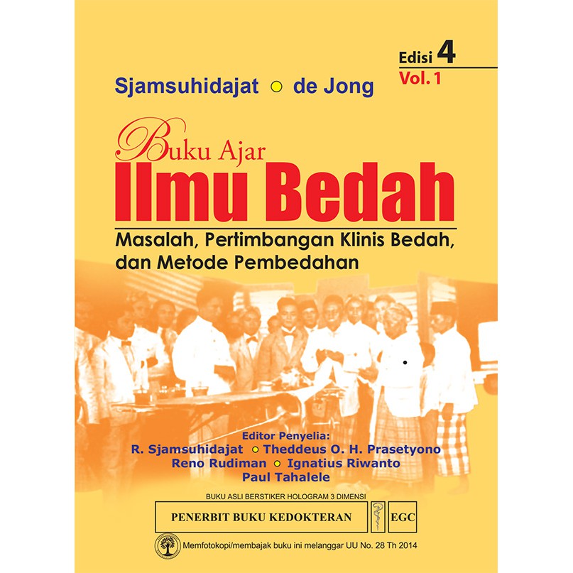 Jual Buku Ajar Ilmu Bedah Volume 1 Edisi 4 Shopee Indonesia