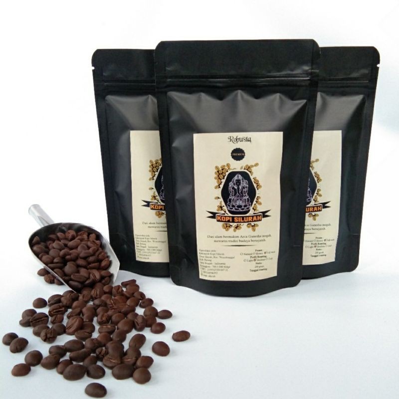 Jual Kopi Silurah Fine Robusta Premium 200 Gram Kopi Robusta Roastbean