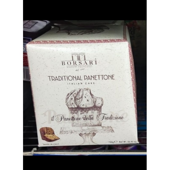 Jual borsari tradisional panettone Italian cake 750gr Shopee