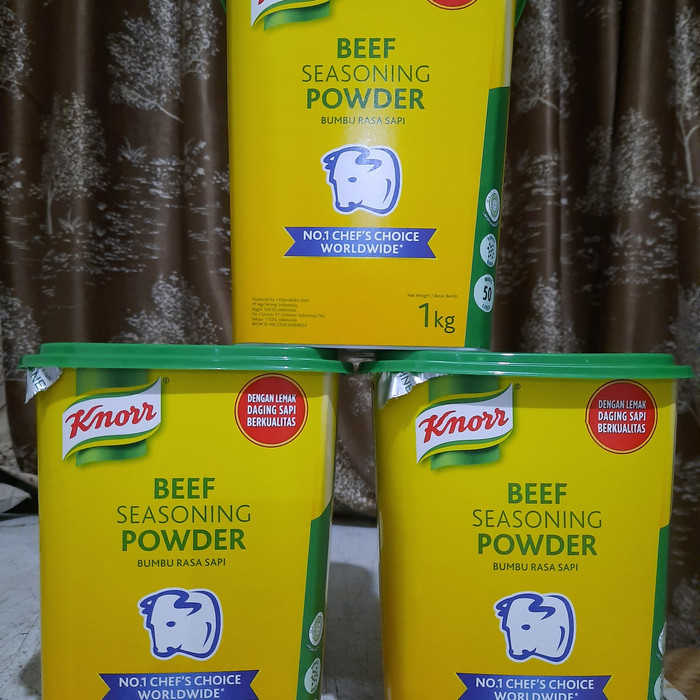 Jual Spesial Knoor Beef Seasoning Powder Kemasan Kaldu Sapi 1kg Shopee Indonesia