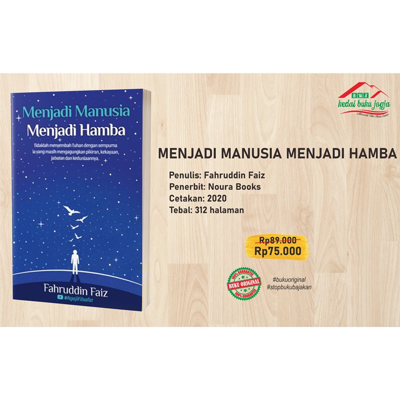 Jual Buku Menjadi Manusia Menjadi Hamba Fahruddin Faiz Shopee Indonesia