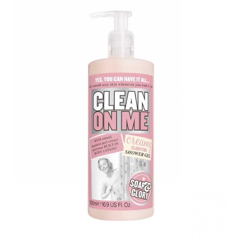 Jual Soap&Glory Clean On Me Shower Gel 500ml Shopee Indonesia