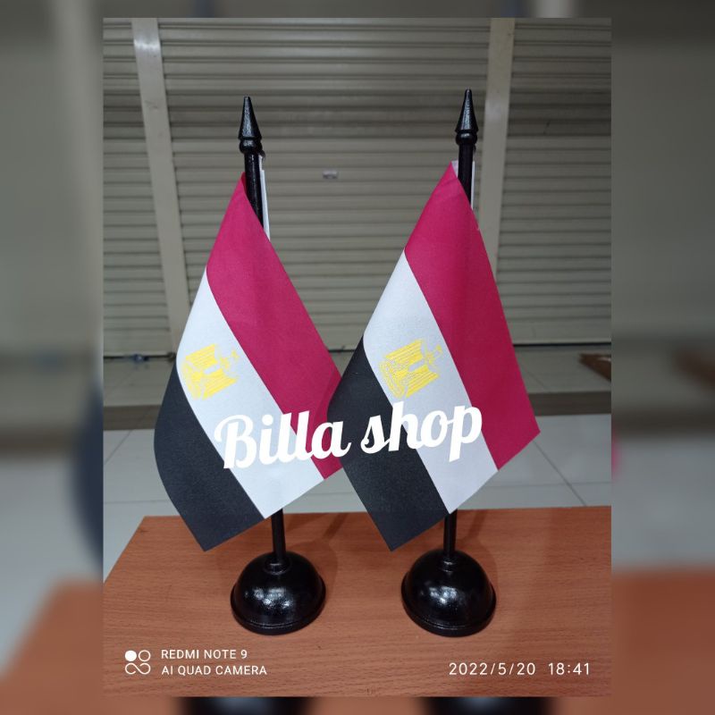 Jual Bendera meja MESIR + tiang kayu | Shopee Indonesia