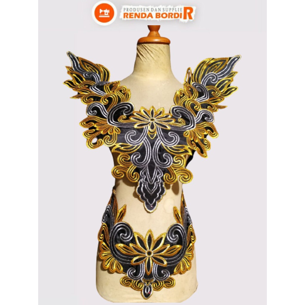 Jual Renda Bordir Kostum Tari Kalong | Shopee Indonesia