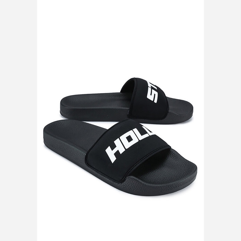 Jual Hollister Logo Slide Sandals Pria 03 Shopee Indonesia