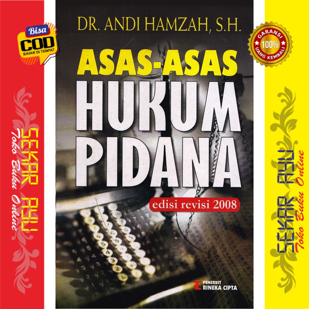 Jual Buku Asas-Asas Hukum Pidana Edisi Revisi Andi Hamzah | Shopee ...