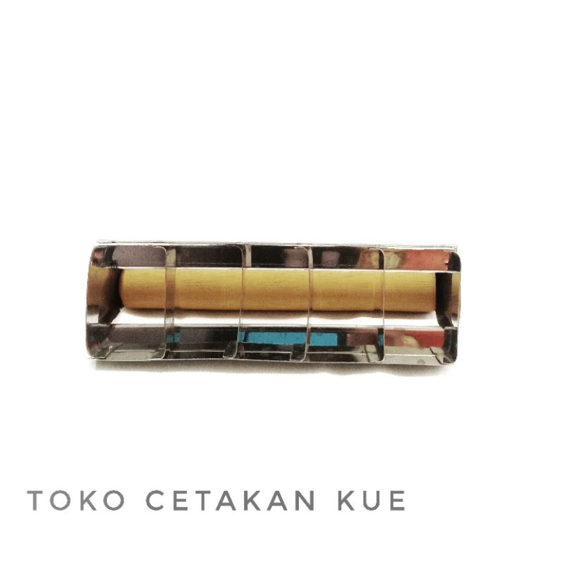 Jual Cetakan Kue Kering Cutter Rangkai Motif Kotak Gerigi Kotak Polos ...