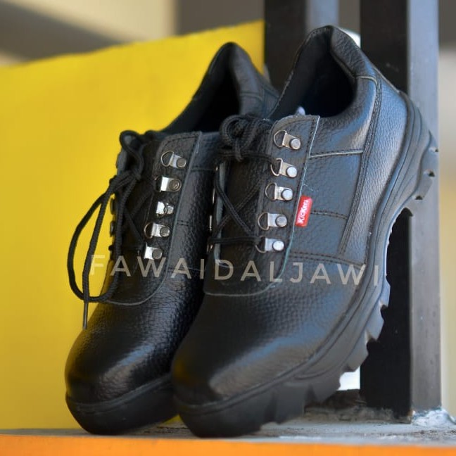 Jual Sepatu Safety Kulit Sapi Asli Gaul King Kickers Tali Kerja Pabrik