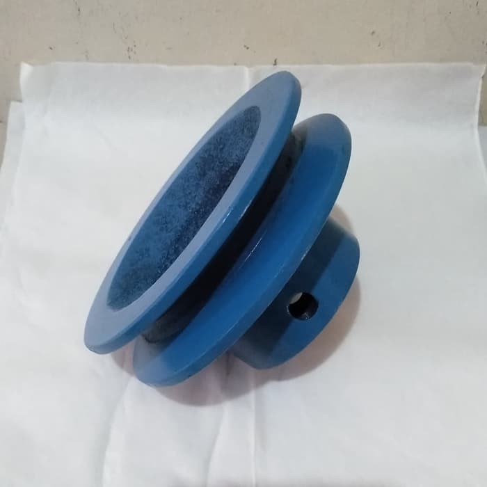 Jual Pulley besi B1 - 4 inch as 24 mm puli 4 inci besi cor | Shopee ...