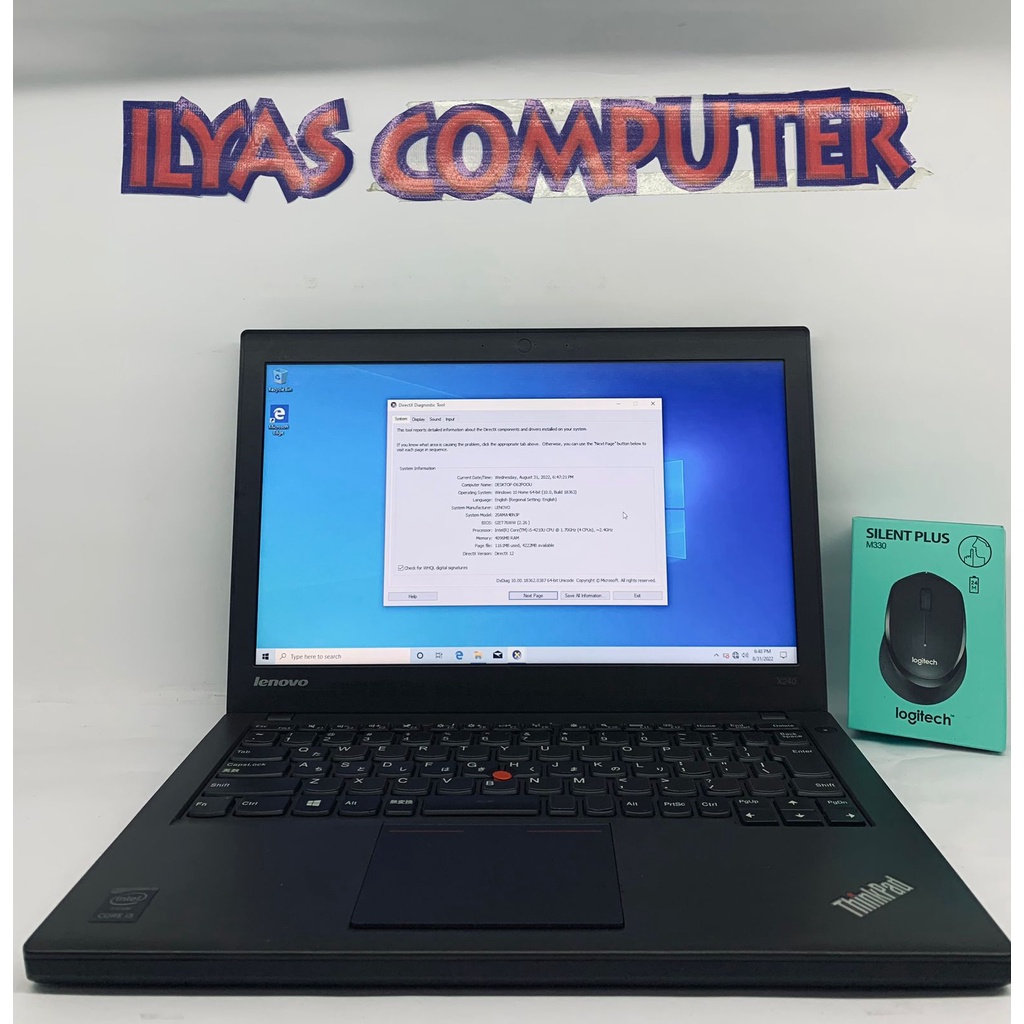 Jual Laptop Murah Lenovo Thinkpad X Corei Gen Ram Gb Hd Gb