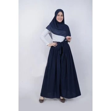 Kulot Panjang Wanita Bahan Wolfis Celana Kulot Rempel Woolpeach Celana Kerja Celana Kuliah