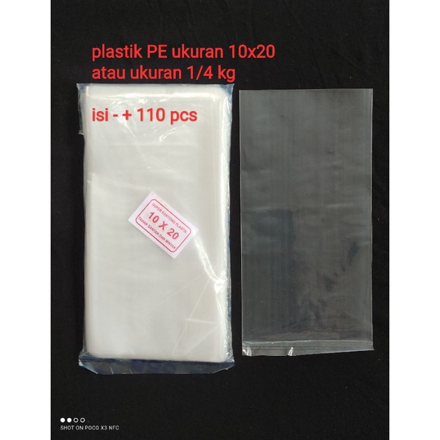 Jual Kantong Plastik Pe Ukuran 10x2014kg Shopee Indonesia 4008