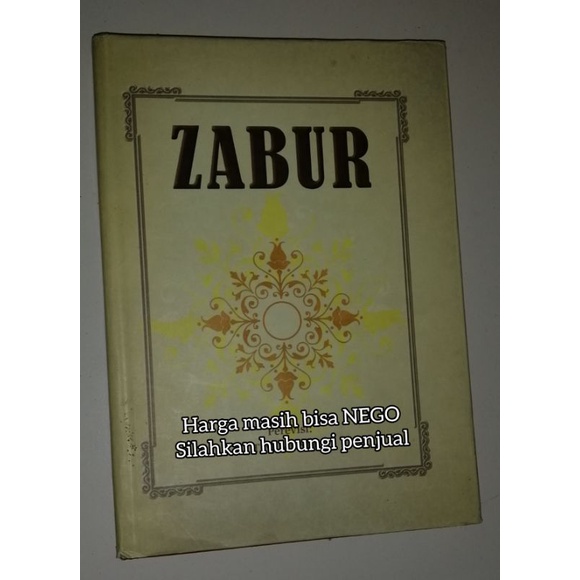 Jual Kitab Zabur. HARD COVER | Shopee Indonesia