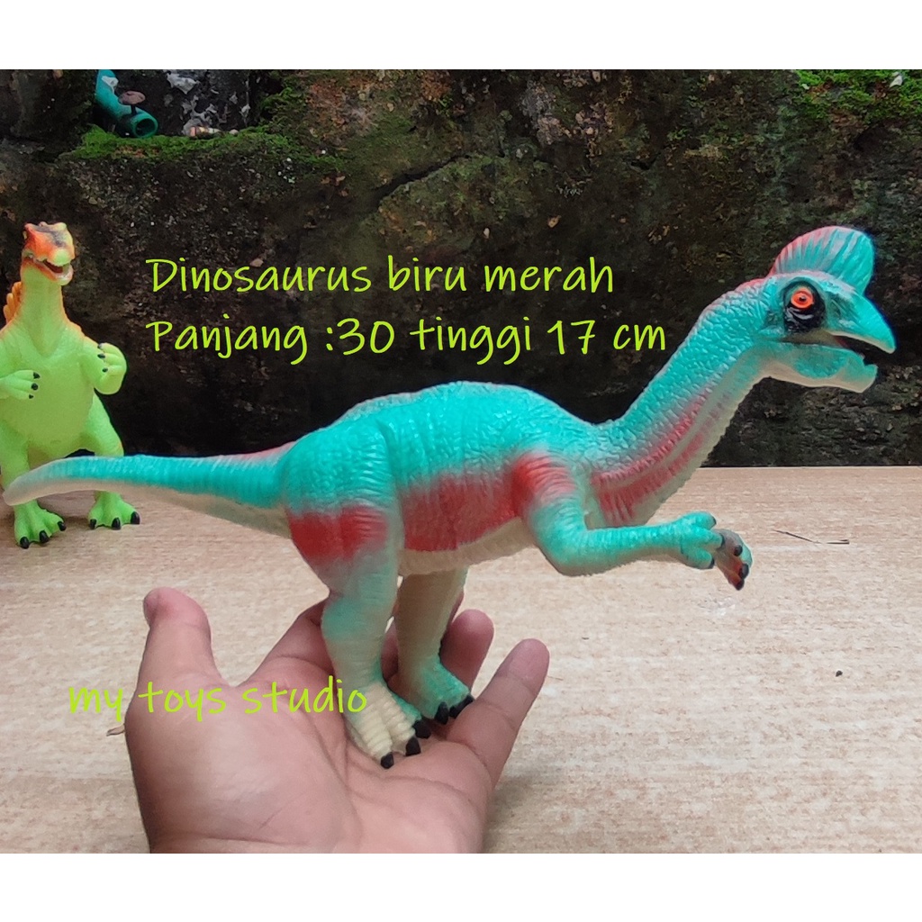 Jual Mainan Anak Edukasi Hewan Purba Dinosaurus Karet Bunyi Suara Tyrex ...