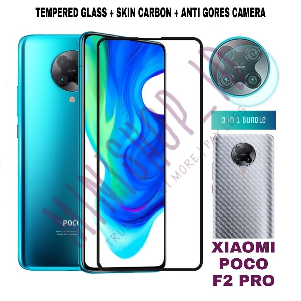 Jual XIAOMI POCO F2 PRO TEMPERED GLASS ANTI GORES LAYAR SKIN