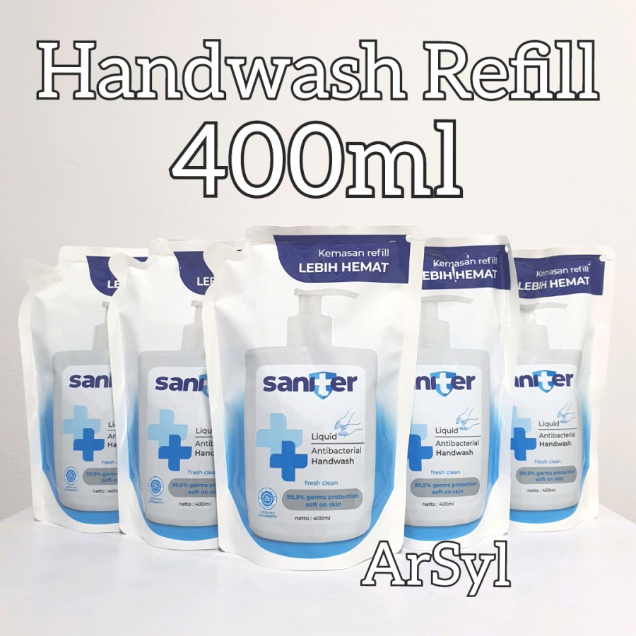 Jual Saniter Handwash Refill 400ml | Shopee Indonesia