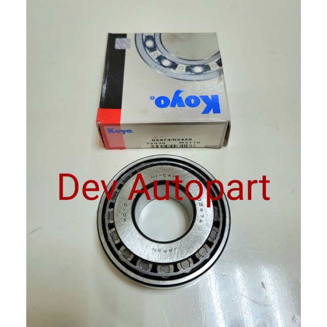 Jual Bearing roda depan luar Dyna RINO/PS115 14B/DUTRO/HT125 02474/20 ...
