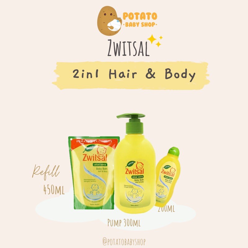 Jual Zwitsal 2in1 Hair & Body Wash - Perawatan Rambut & Sabun Mandi ...