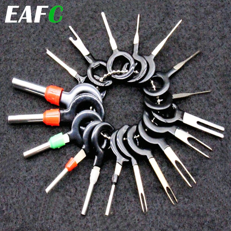 Jual Terminal Removal Tools Pin Extractor Kit 18 PCS - DC10TZ - Silver ...