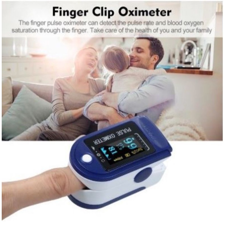 Jual PROMO FINGERTIP PULSE OXIMETER SPO2 alat ukur kadar oksigen darah ...