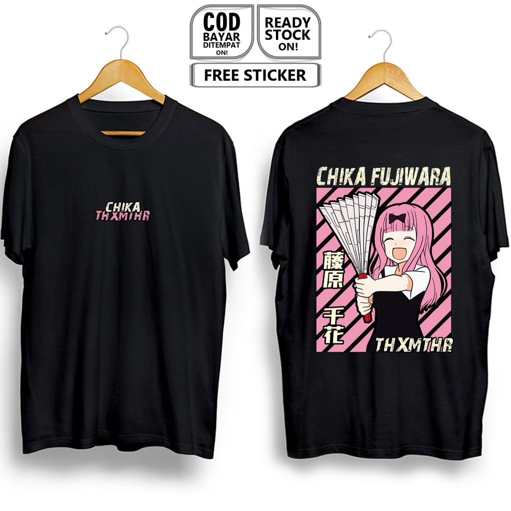 Jual KAOS CHIKA FUJIWARA KAGUYA SAMA WA KOKURASETAI OTAKU WIBU BAJU JEPANG  ANIME MANGA WAIFU LOVE IS WAR TOYOMI MOEHA DAICHI FUJIWARA CLAN SHINOMIYA  MIKO LINO AI HAYASAKA SHUCHI ACADEMY COSPLAY JAPAN