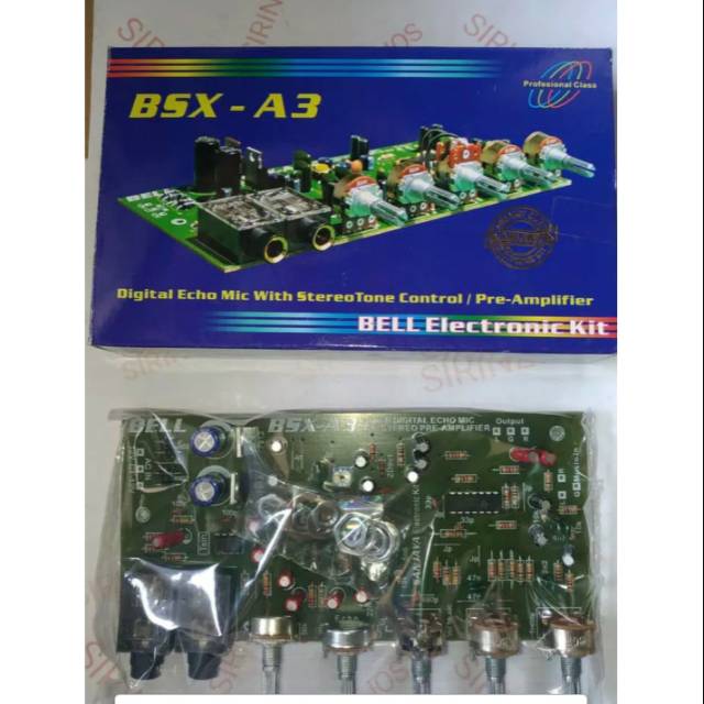 Jual Kit pre amp mic echo tone control BSX A3 | Shopee Indonesia