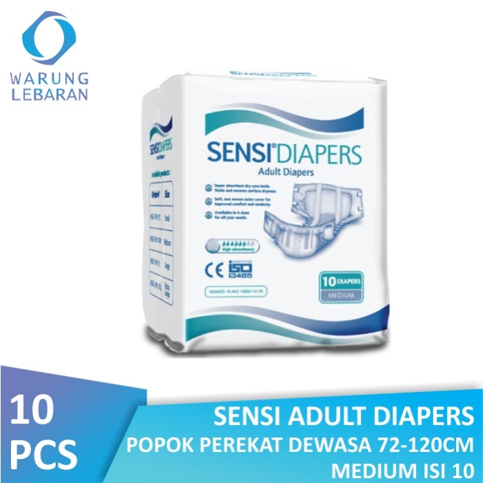 Sensi Adult Diapers M10 - Popok Perekat Dewasa