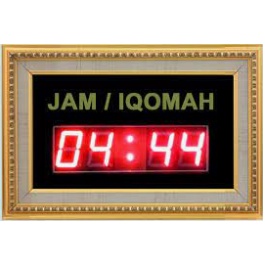 Jual Jam & Jeda Iqomah Manual Counter / Hitung Mundur Otomatis / Timer ...
