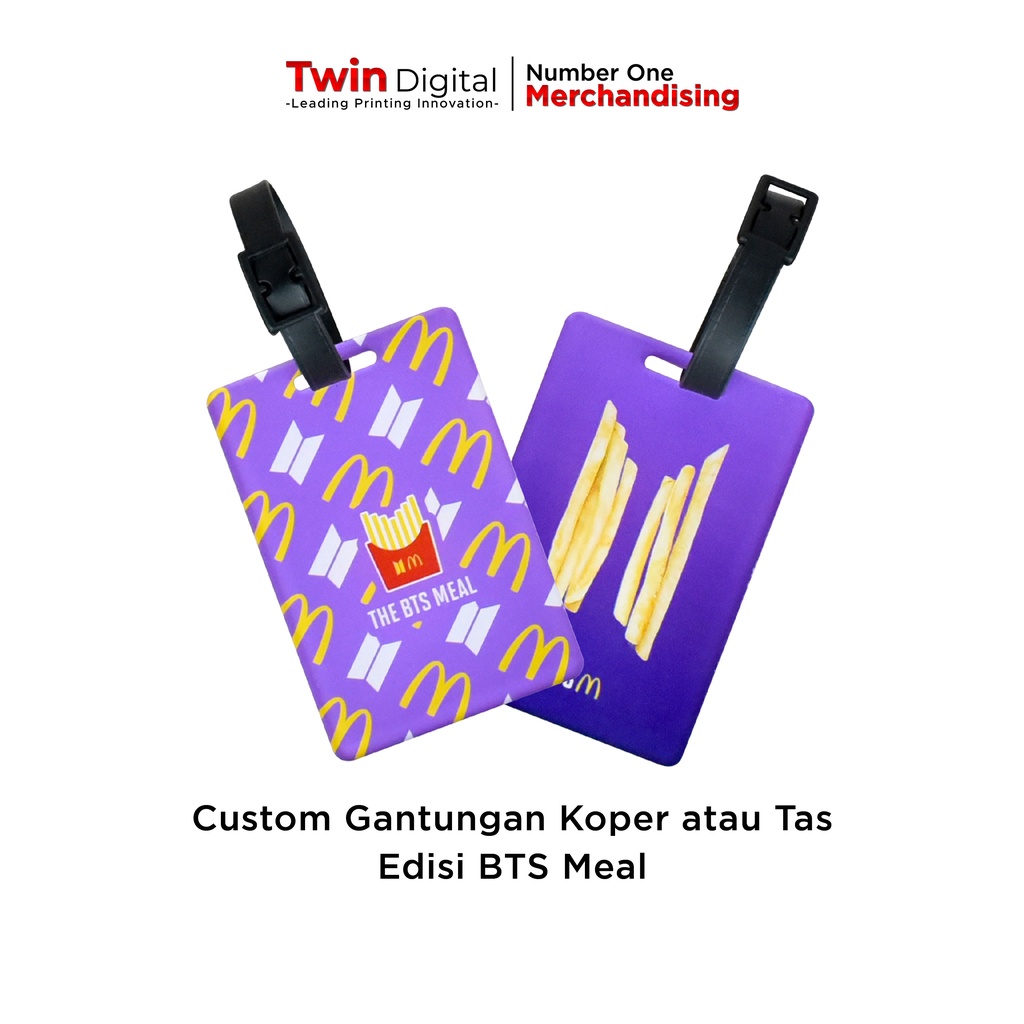 Jual Twindigital Luggage Tag Akrilik Custom Label Tag Koper Custom