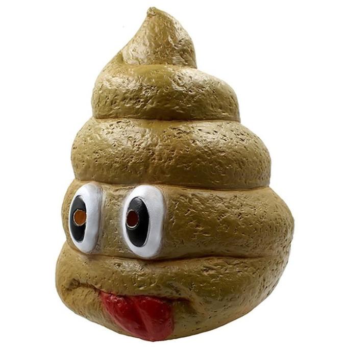Jual Topeng Kepala Poop Tokai Tai Full Latex Halloween Cosplay Lucu ...