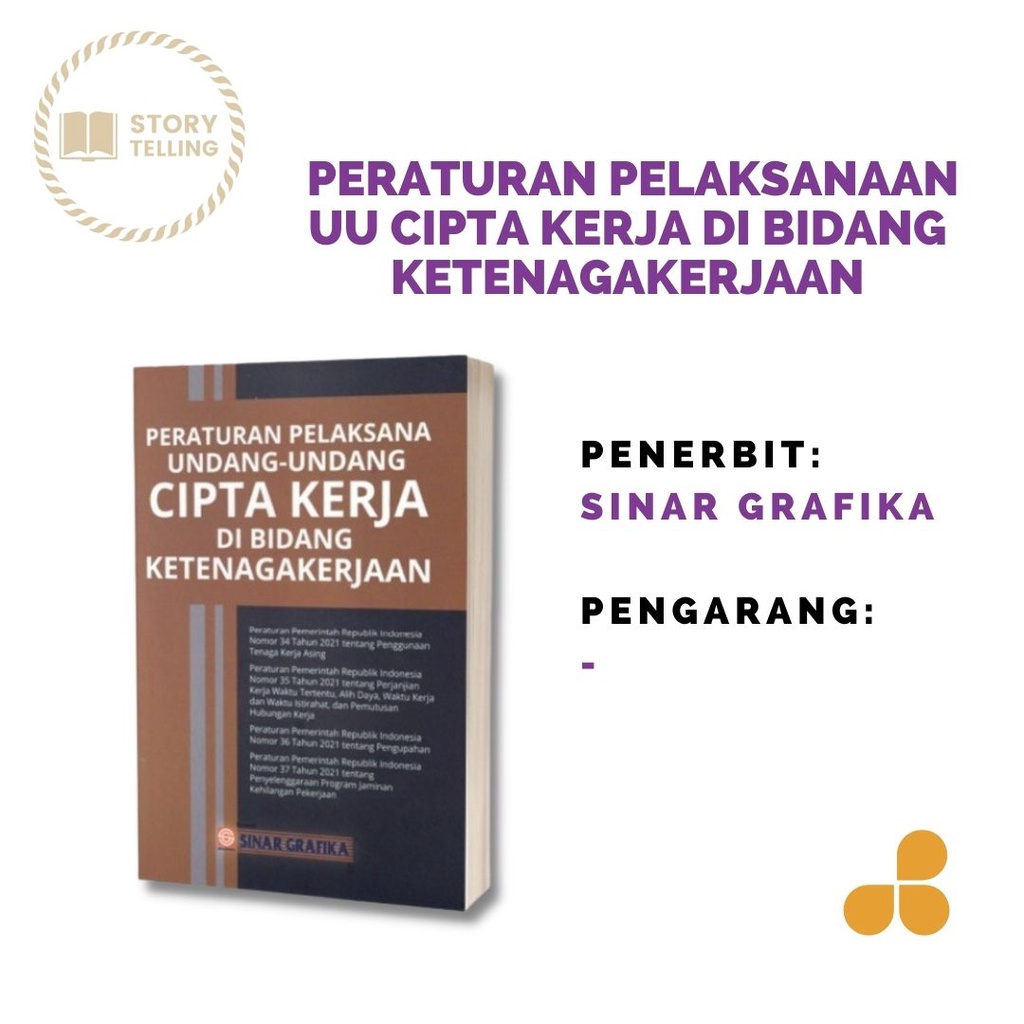 Jual Buku Peraturan Pelaksanaan UU Cipta Kerja Di Bidang ...