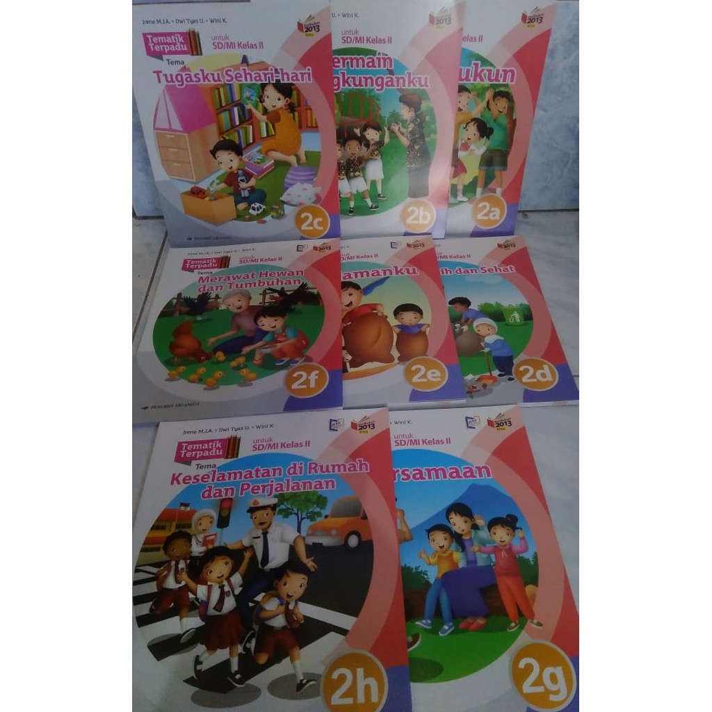 Jual TEMATIK TERPADU SD/MI Kelas 2 Jilid 2a 2b 2c 2d 2e 2f 2g 2h ...