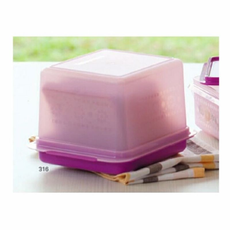 Jual tupperware mosaic bread lover - wadah roti tawar - tempat kue ...