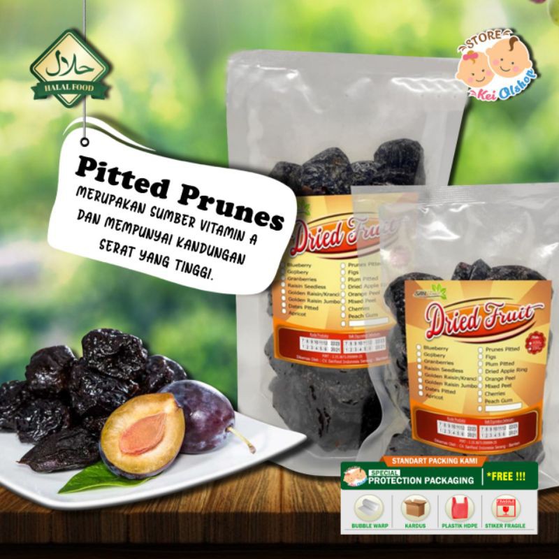 Jual Pitted Prunes 100gr Prune Plum Untuk Diet Buah Kering Sehat