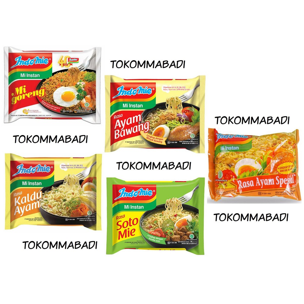 Jual (5pcs) INDOMIE All Varian (Goreng/Rebus) | Shopee Indonesia