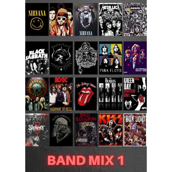 Jual Poster Band, Wall Decor, Hiasan Dinding | Shopee Indonesia