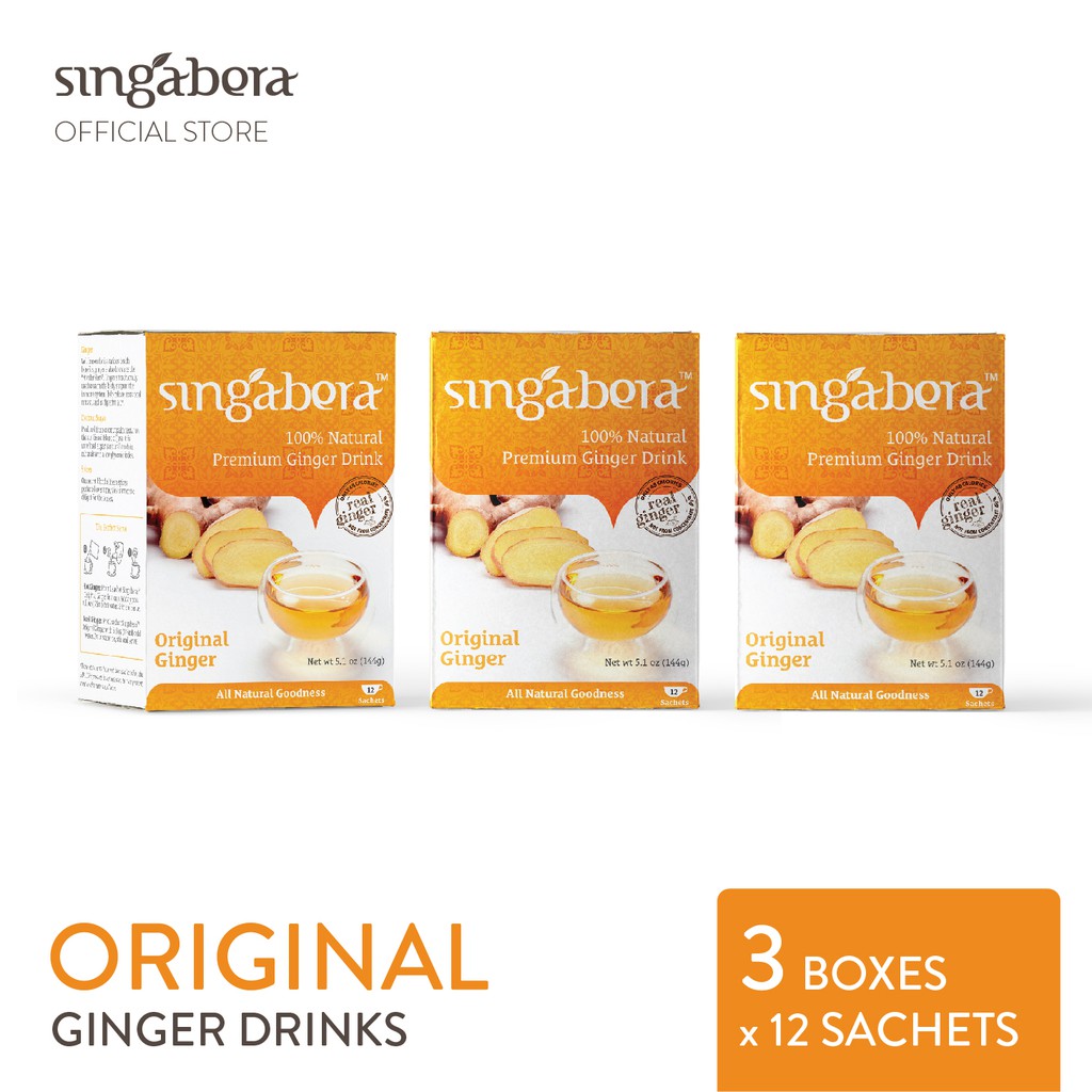 Jual Singabera Premium Original Ginger Drink Jahe 3 Pack Shopee