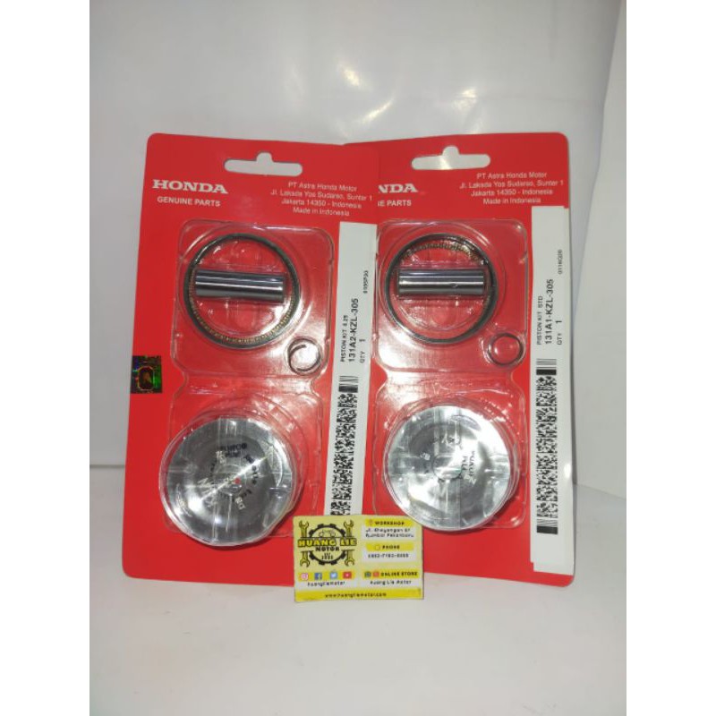 Jual piston kit Honda beat F1/spacy f1/Scoopy f1 std100 asli kzl