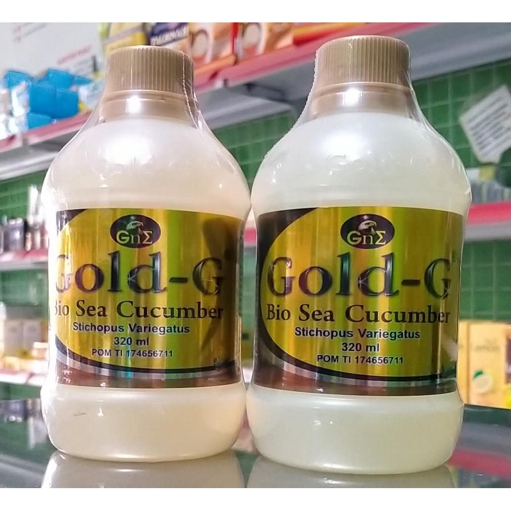 Jual Jelly Gamat Gold G 320 Ml Paket 2 Botol Gamat Emas Cair Gold G 320 Dijamin Original 4738