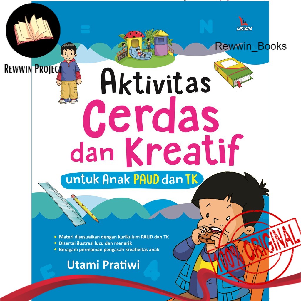 Jual BUKU ORIGINAL - Buku Aktivitas Cerdas Dan Kreatif Untuk Anak PAUD ...