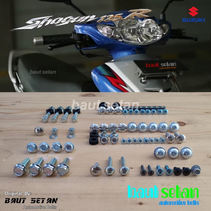 Jual Baut Full Body Suzuki Shogun 125 R-FD /Baut Fullset Shogun 125R ...