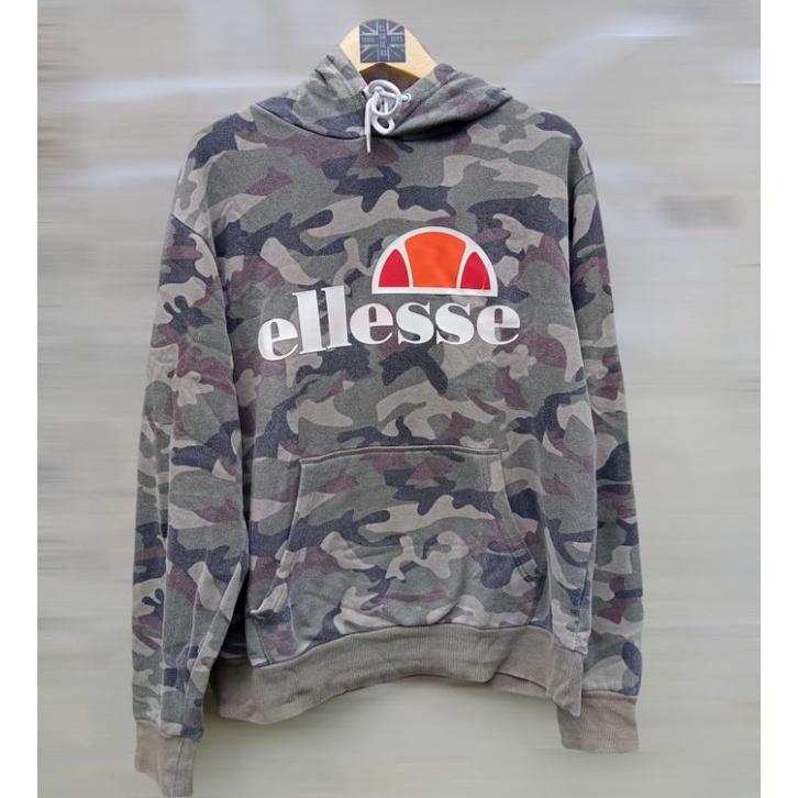 Ellesse camo sweatshirt best sale