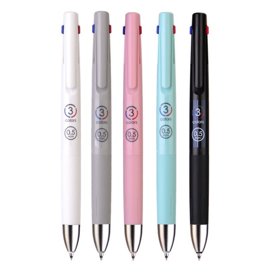 Jual Zebra bLen 3C by Nendo 3 Color Multi Pen 0.5mm | Shopee Indonesia