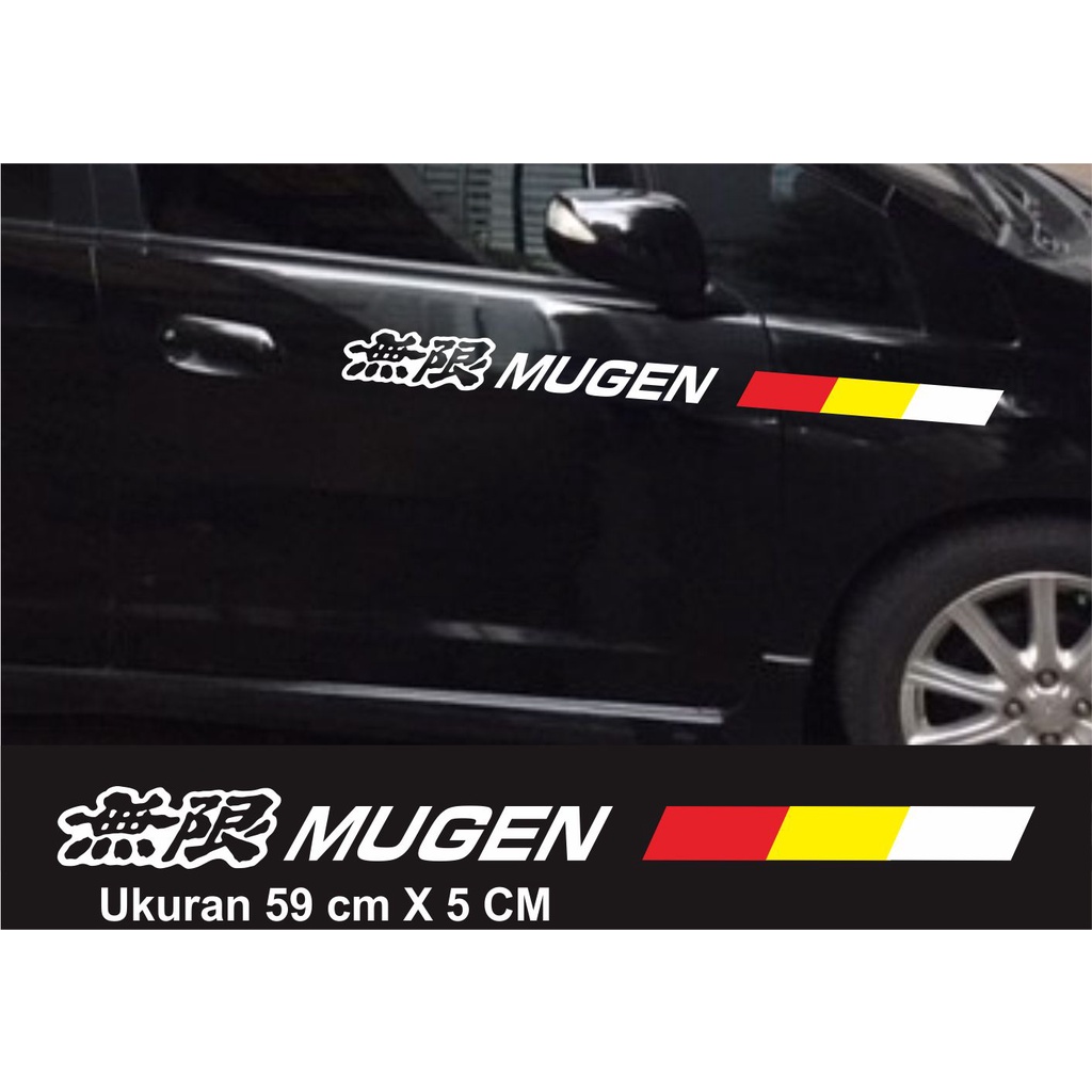 Jual Sticker Mobil Stiker Pintu All Mobil Mugen Power Cutting Stiker