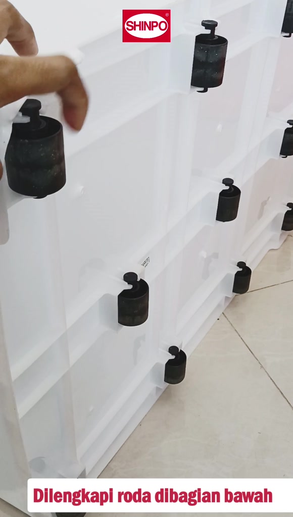 Jual SHINPO Kontainer Plastik Dengan Roda Extra Container Box Kotak ...