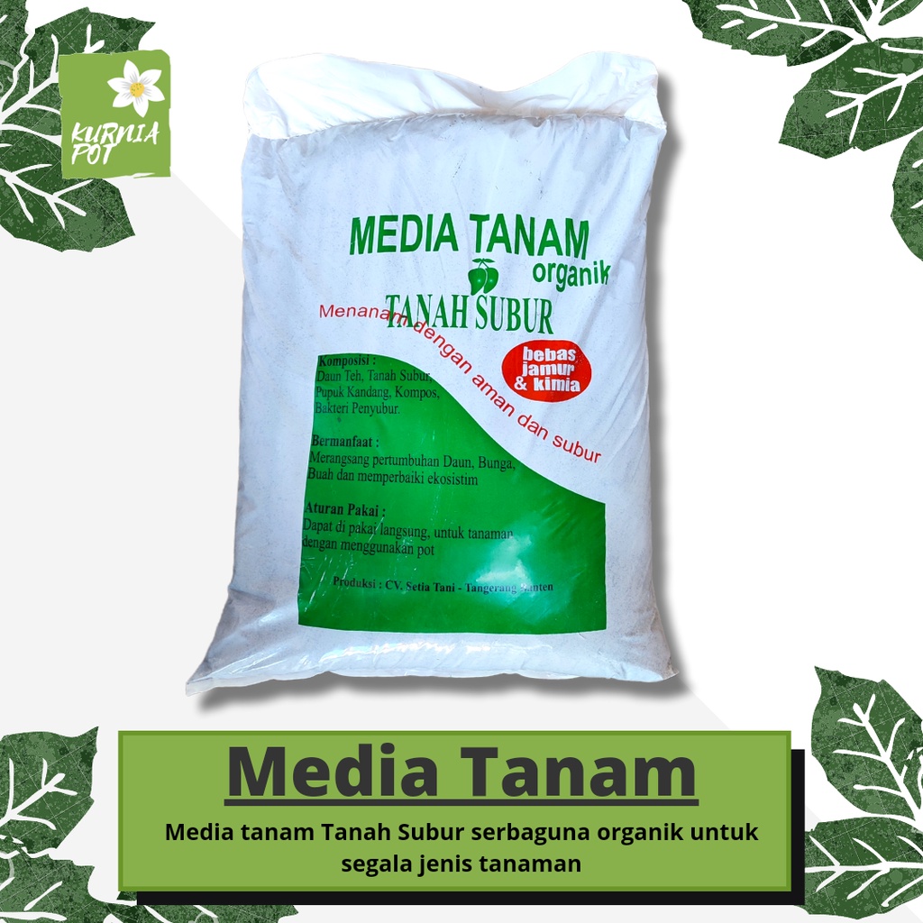 Jual MEDIA TANAM Tanah Subur Organik Besar Penyubur Tanaman Langsung ...