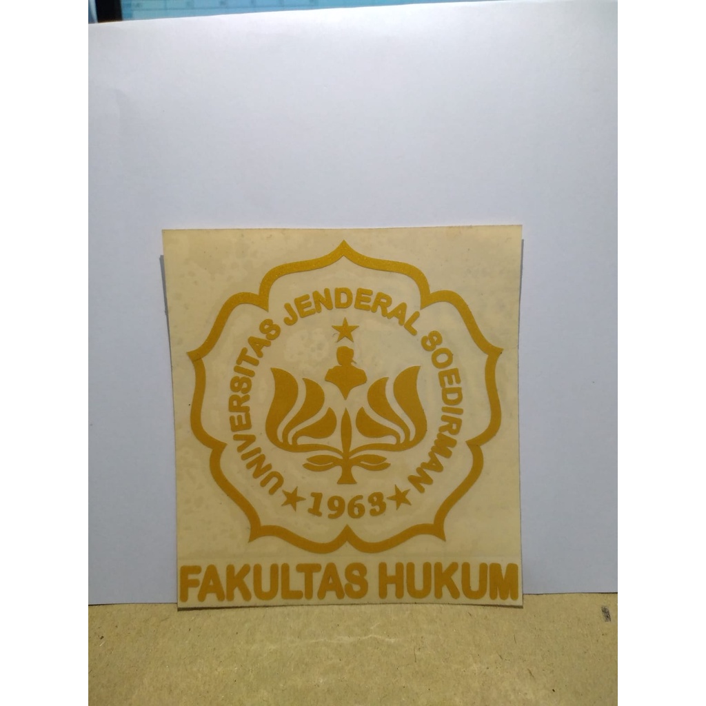 Jual Sticker Fakultas Hukum Universitas Jenderal Soedirman Unsoed 