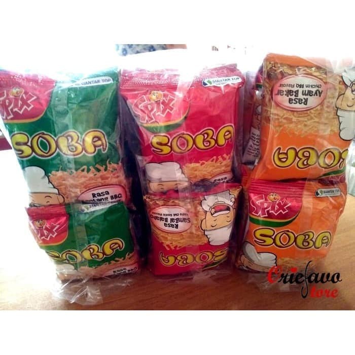 Jual Snack Spix Soba Mie 1 Renceng Isi 10 Pcs | Shopee Indonesia