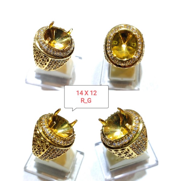 Jual CINCIN EMBAN RING ALPAKA SUPER FULL ZIRCON | Shopee Indonesia